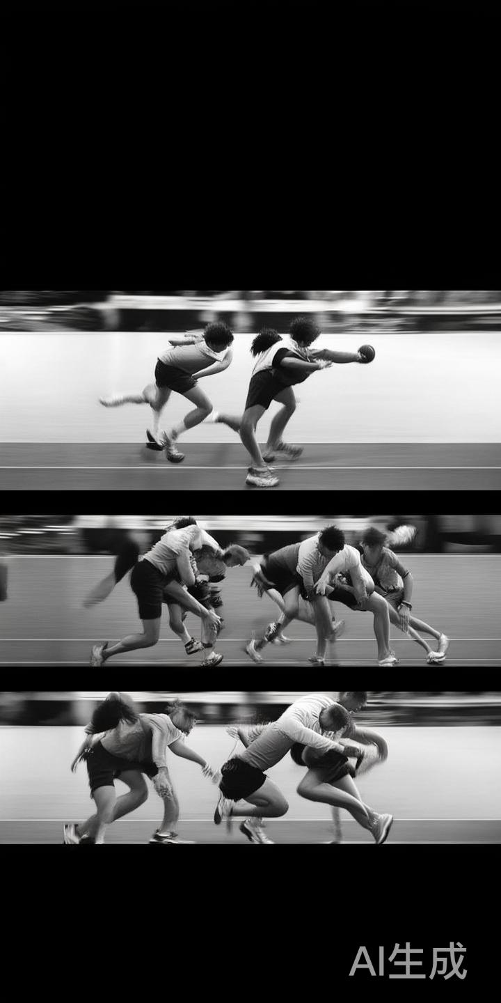 利用身体假动作实现突破
身体假动作包括甩肩、晃身